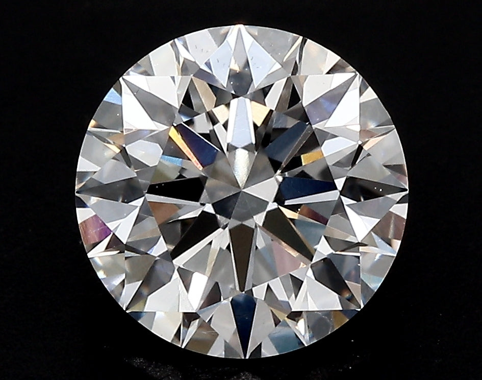 1.59 Carat Round Lab Diamond with  Cut Diamond in 14KT  view 1
