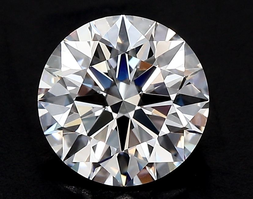 5.07 Carat Round Lab Diamond with  Cut Diamond in 14KT  view 1

