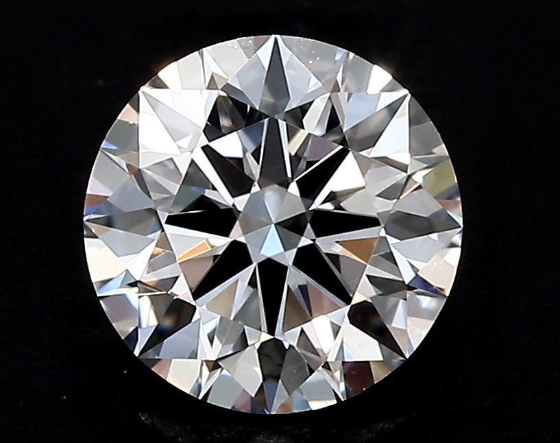 3.06 Carat Round Lab Diamond with  Cut Diamond in 14KT  view 1

