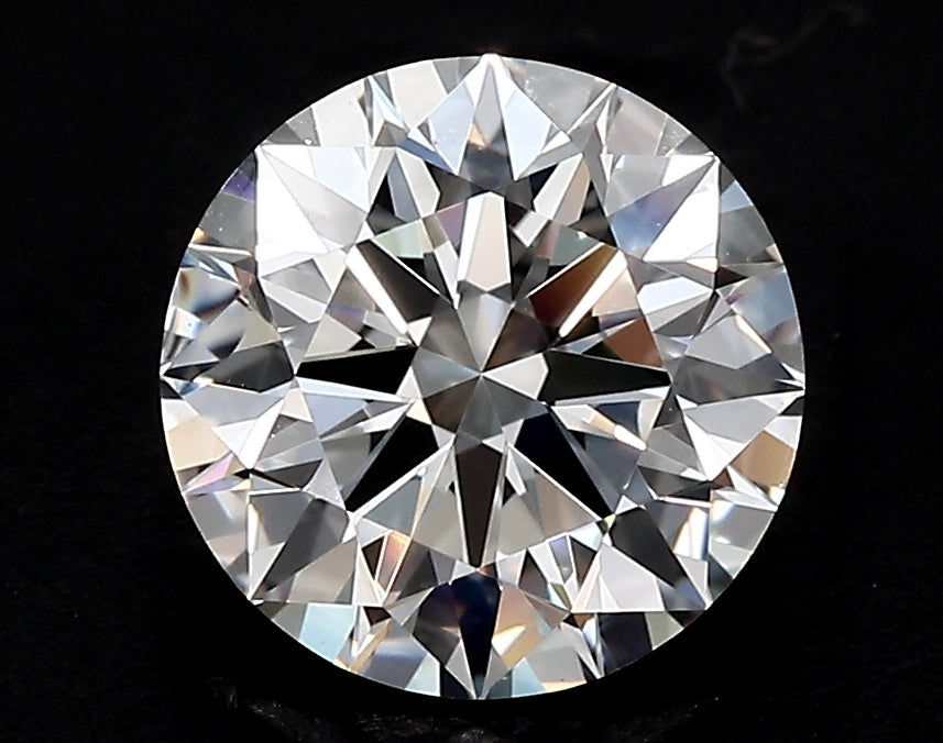 3.0 Carat Round Lab Diamond with  Cut Diamond in 14KT  view 1
