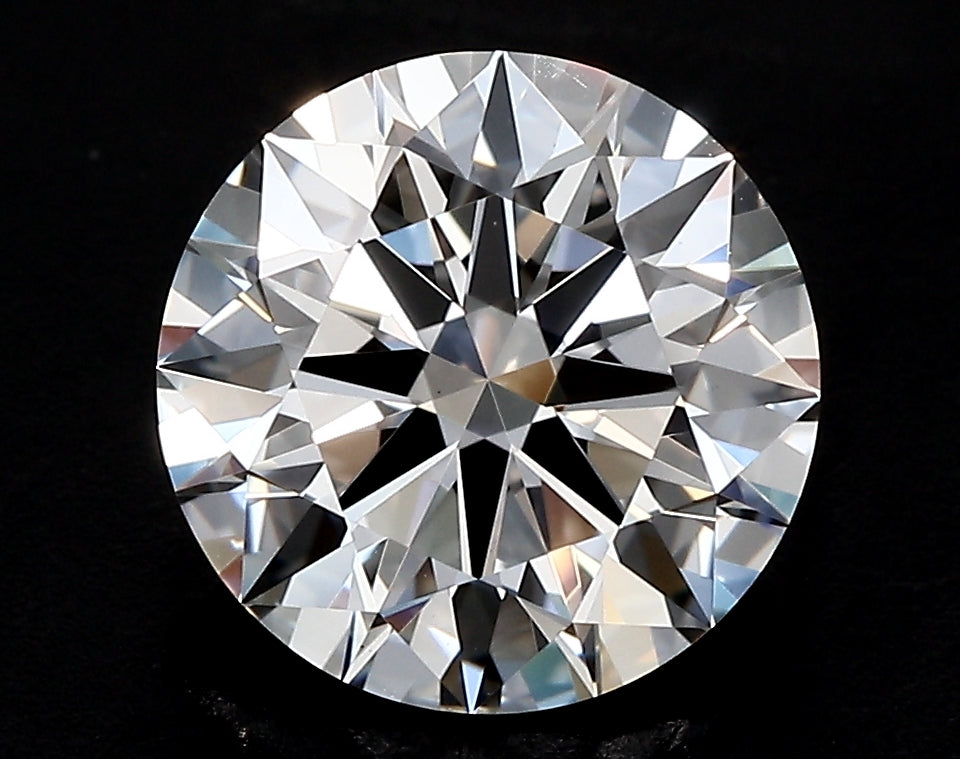 1.71 Carat Round Lab Diamond with  Cut Diamond in 14KT  view 1

