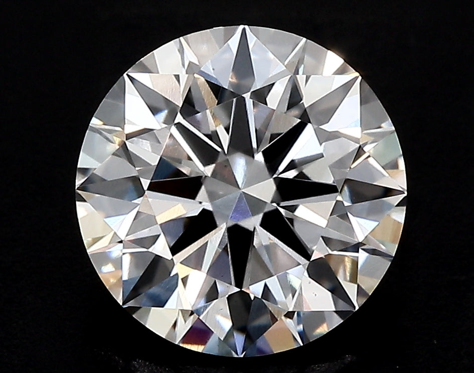 3.46 Carat Round Lab Diamond with  Cut Diamond in 14KT  view 1
