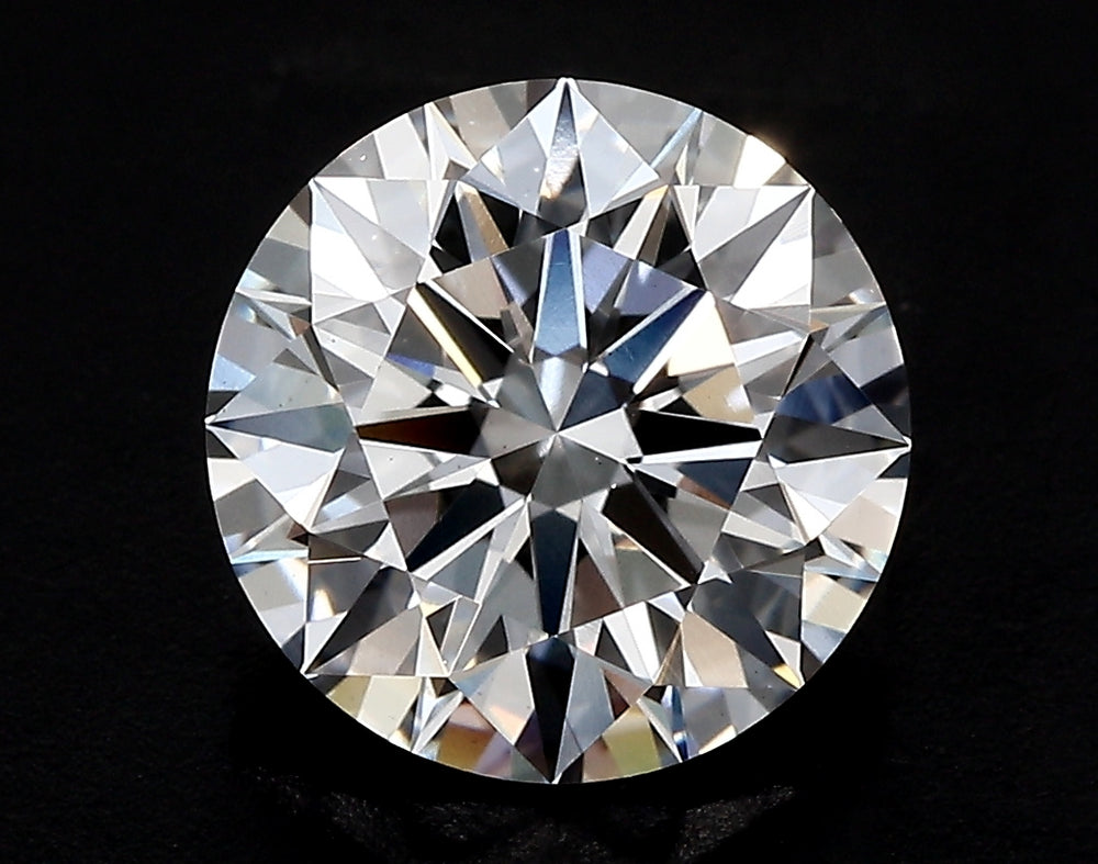 1.51 Carat Round Lab Diamond with  Cut Diamond in 14KT  view 1
