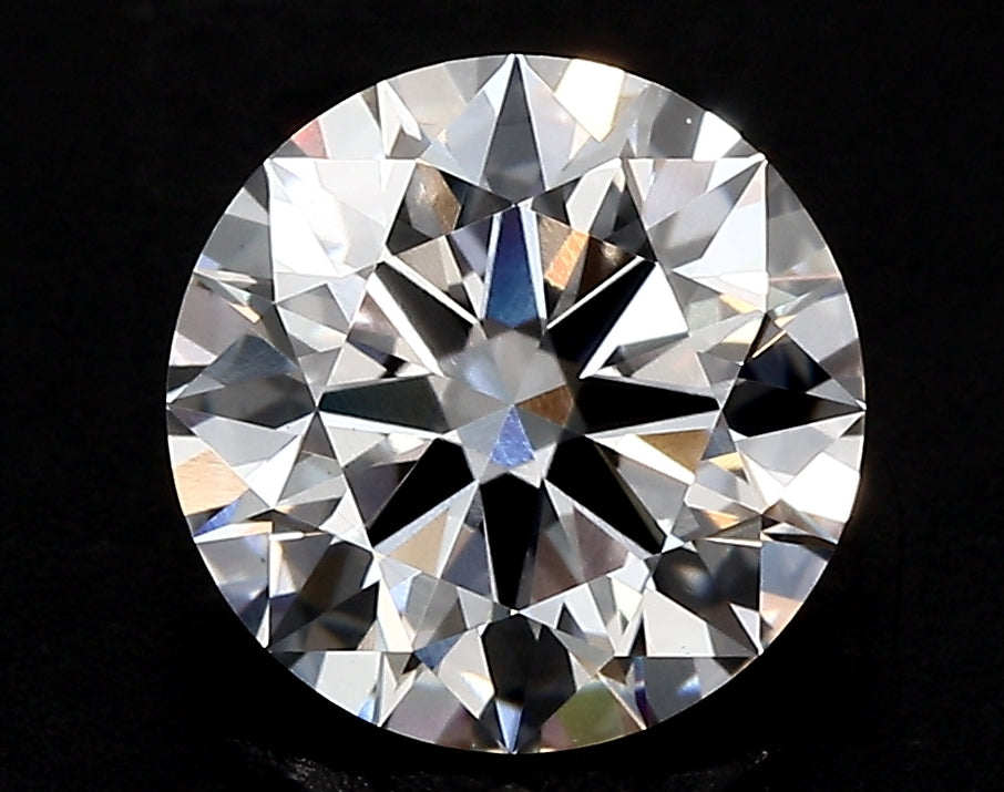 1.31 Carat Round Lab Diamond with  Cut Diamond in 14KT  view 1
