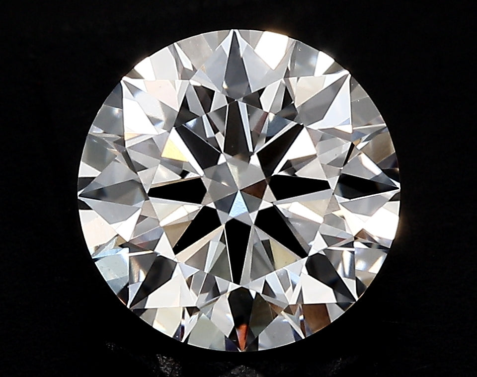 1.61 Carat Round Lab Diamond with  Cut Diamond in 14KT  view 1
