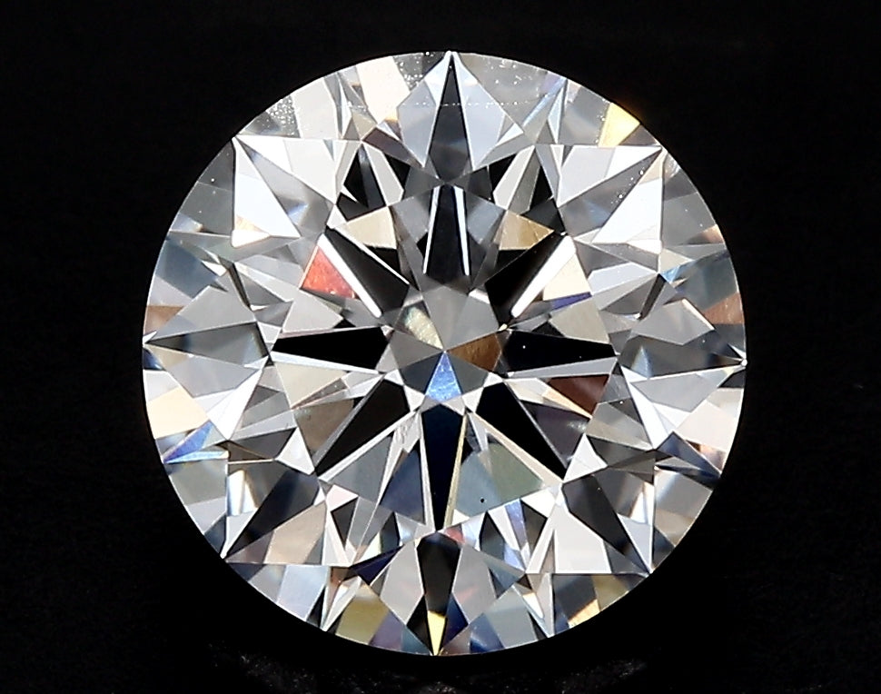 2.07 Carat Round Lab Diamond with  Cut Diamond in 14KT  view 1
