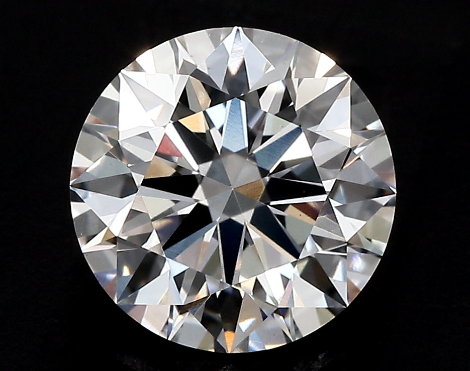 1.51 Carat Round Lab Diamond with  Cut Diamond in 14KT  view 1
