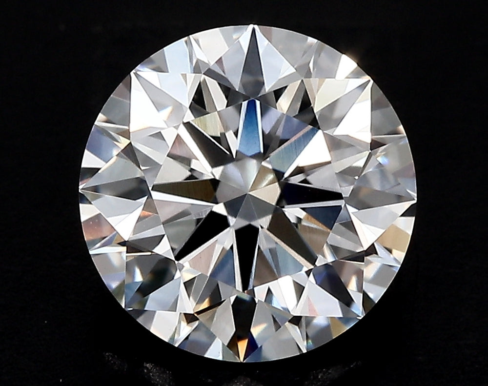 2.78 Carat Round Lab Diamond with  Cut Diamond in 14KT  view 1
