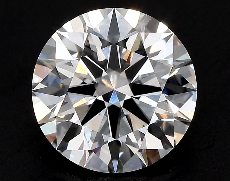 1.99 Carat Round Lab Diamond with  Cut Diamond in 14KT  view 1

