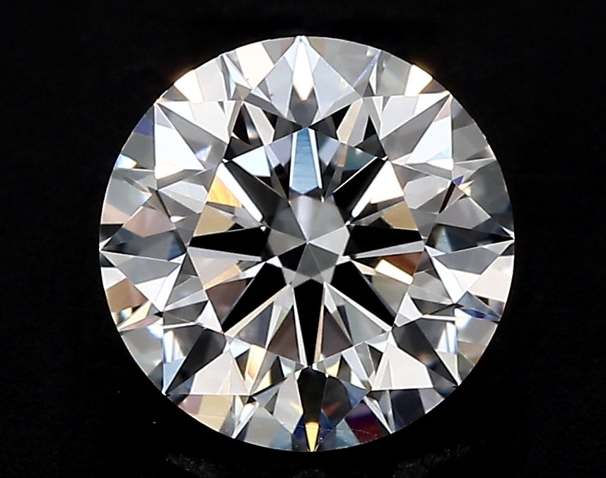 1.33 Carat Round Lab Diamond with  Cut Diamond in 14KT  view 1
