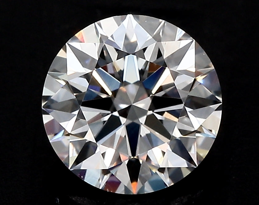 1.51 Carat Round Lab Diamond with  Cut Diamond in 14KT  view 1
