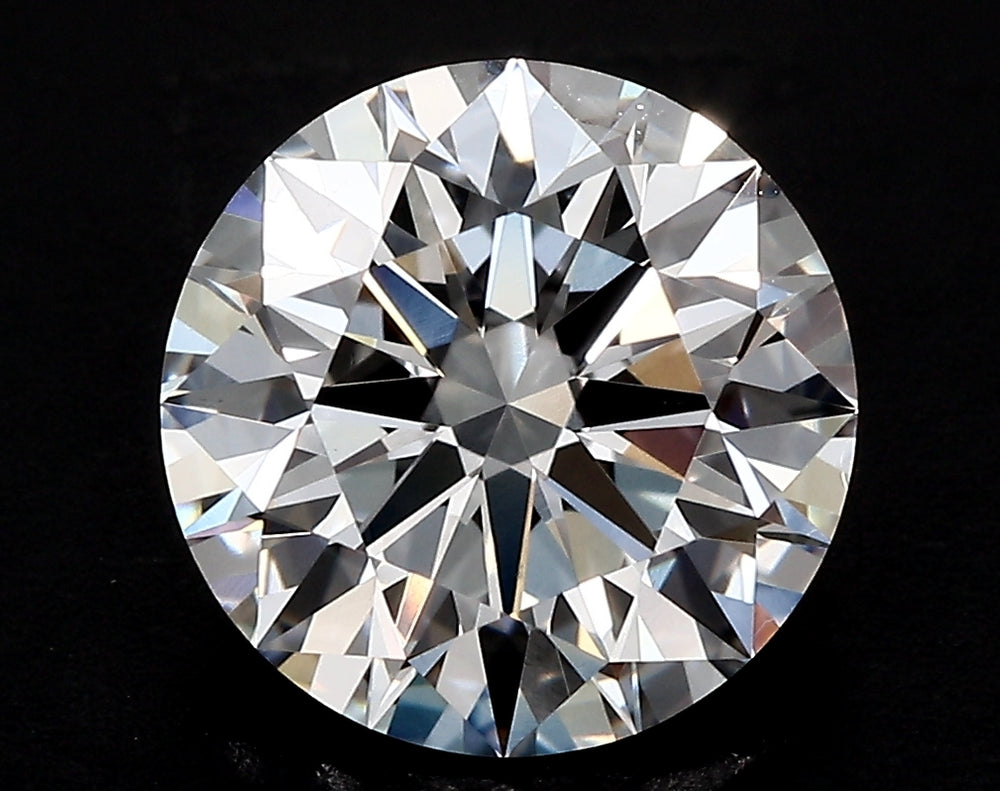 2.89 Carat Round Lab Diamond with  Cut Diamond in 14KT  view 1
