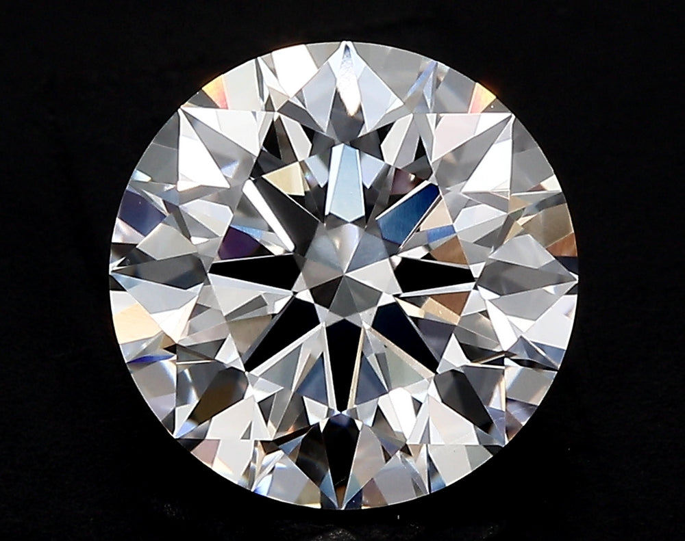 2.04 Carat Round Lab Diamond with  Cut Diamond in 14KT  view 1
