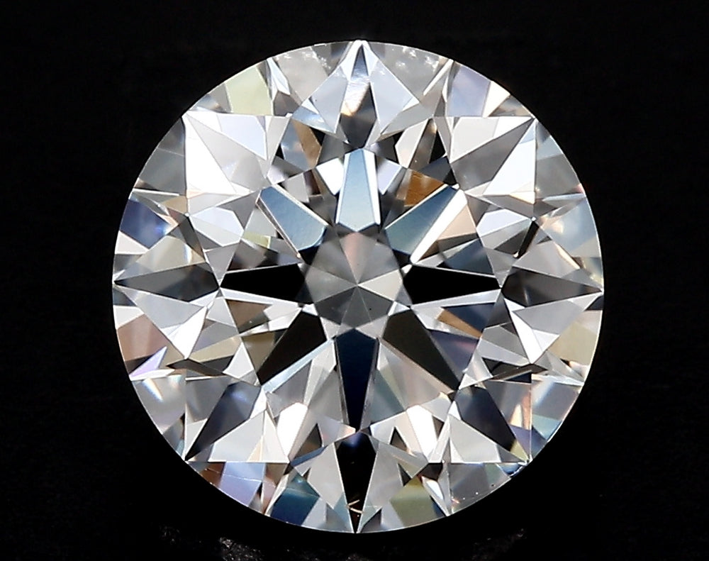 2.28 Carat Round Lab Diamond with  Cut Diamond in 14KT  view 1
