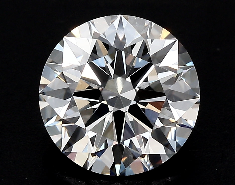 1.79 Carat Round Lab Diamond with  Cut Diamond in 14KT  view 1
