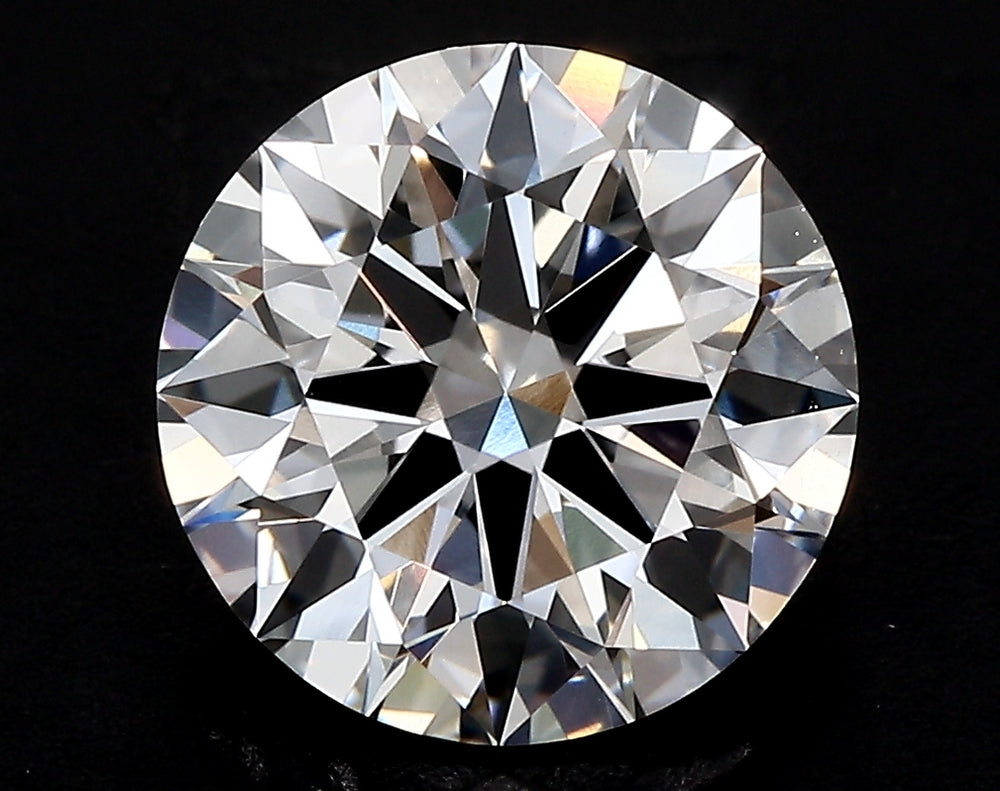 2.56 Carat Round Lab Diamond with  Cut Diamond in 14KT  view 1
