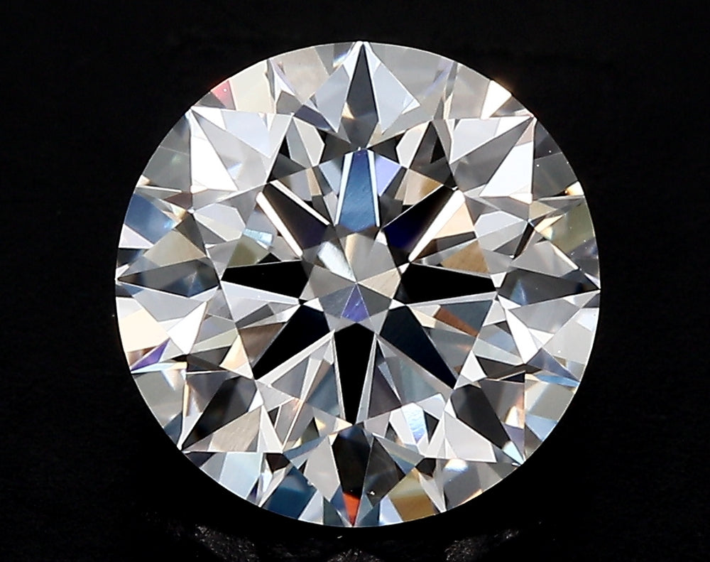 2.62 Carat Round Lab Diamond with  Cut Diamond in 14KT  view 1
