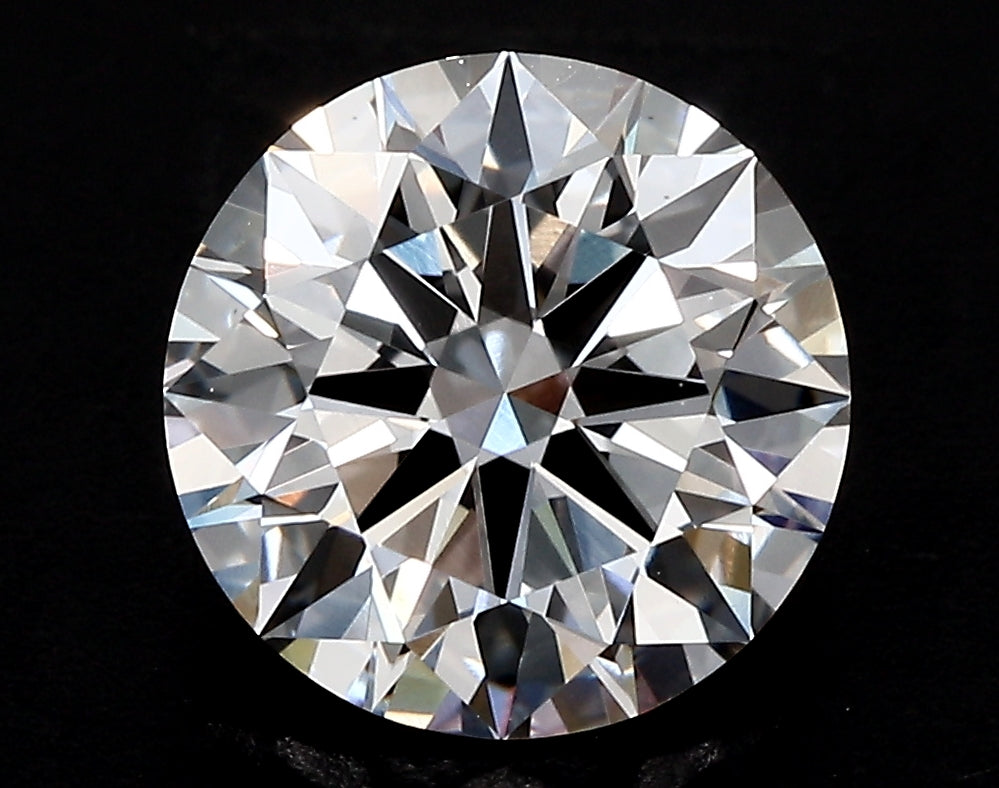 2.08 Carat Round Lab Diamond with  Cut Diamond in 14KT  view 1
