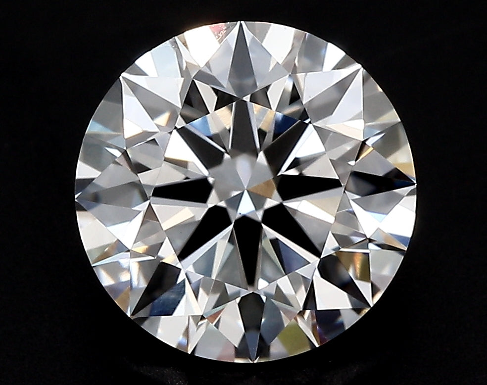 1.51 Carat Round Lab Diamond with  Cut Diamond in 14KT  view 1
