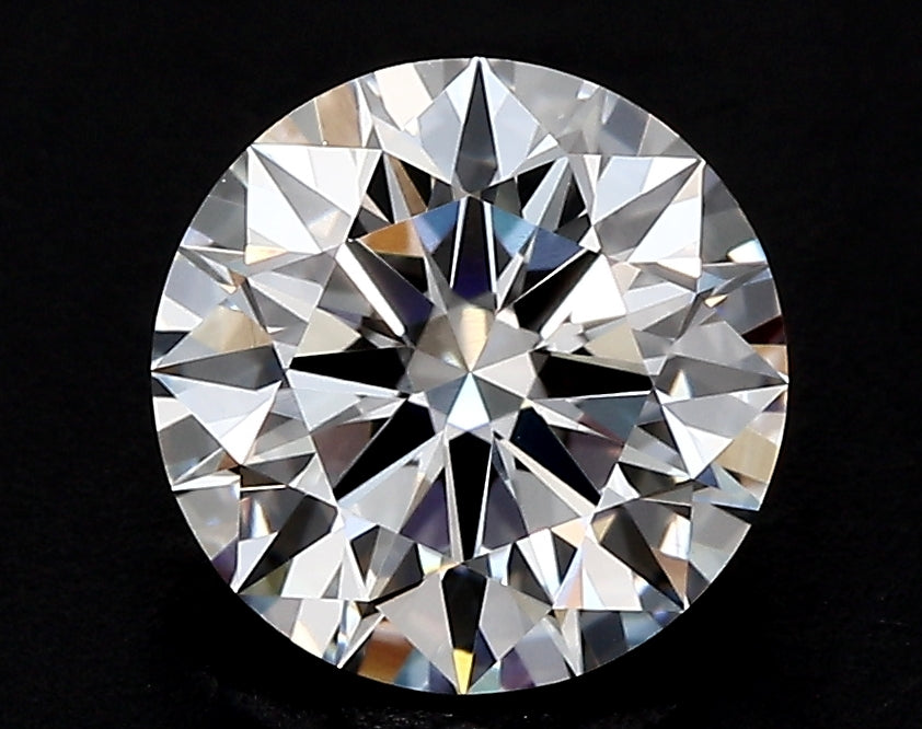 2.05 Carat Round Lab Diamond with  Cut Diamond in 14KT  view 1
