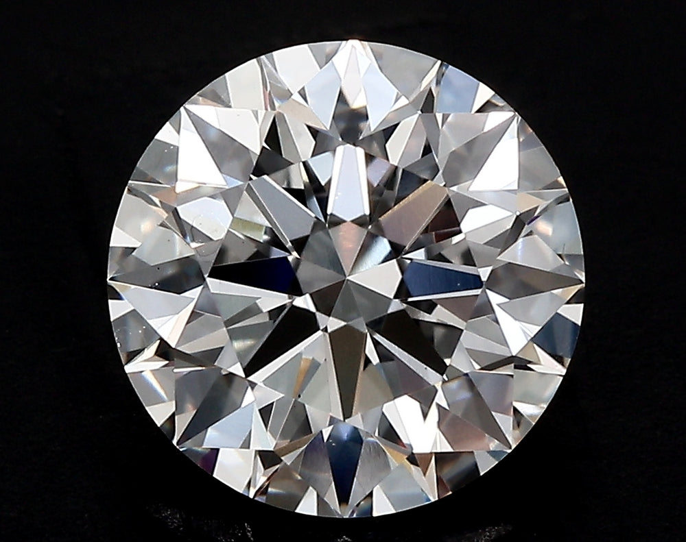 0.51 Carat Round Lab Diamond with  Cut Diamond in 14KT  view 1
