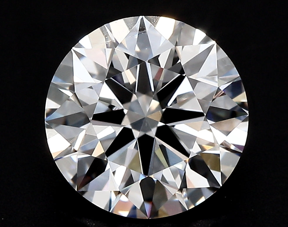 5.04 Carat Round Lab Diamond with  Cut Diamond in 14KT  view 1
