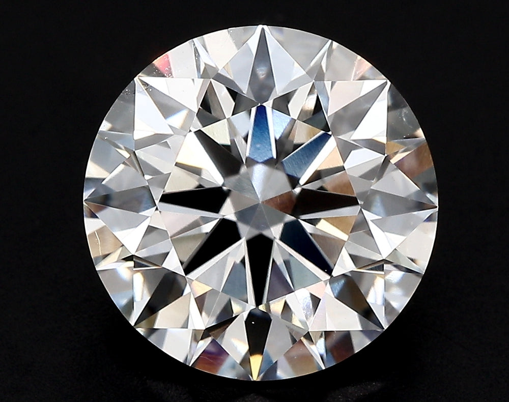 3.01 Carat Round Lab Diamond with  Cut Diamond in 14KT  view 1
