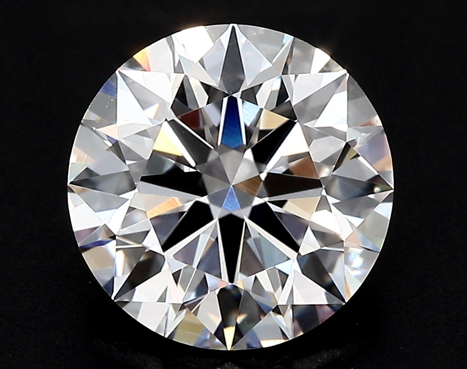 1.0 Carat Round Lab Diamond with  Cut Diamond in 14KT  view 1
