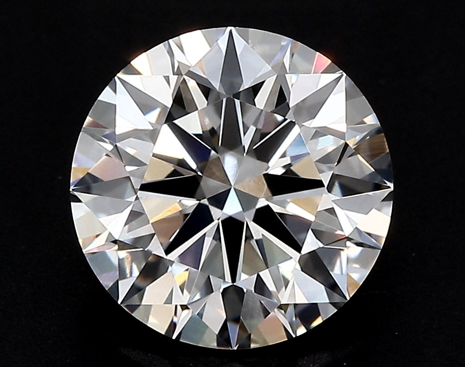 3.31 Carat Round Lab Diamond with  Cut Diamond in 14KT  view 1
