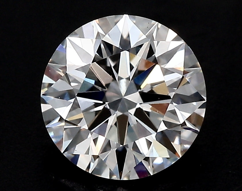 6.03 Carat Round Lab Diamond with  Cut Diamond in 14KT  view 1

