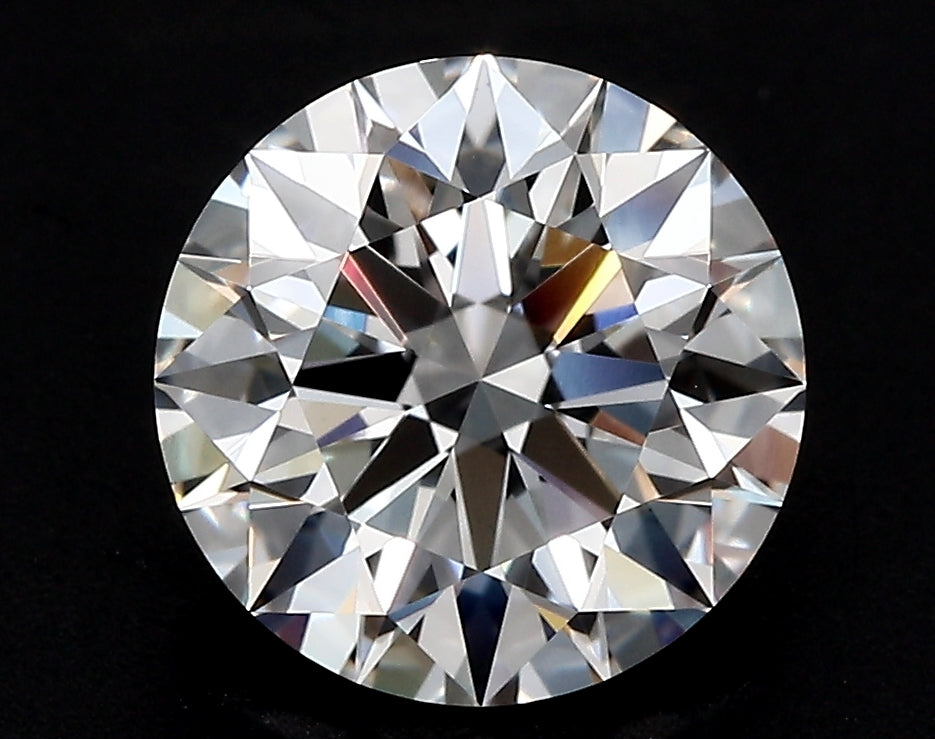1.23 Carat Round Lab Diamond with  Cut Diamond in 14KT  view 1

