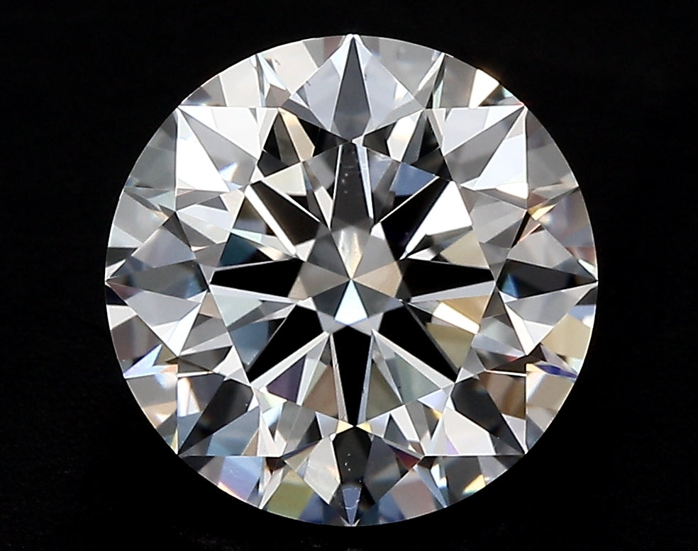 2.51 Carat Round Lab Diamond with  Cut Diamond in 14KT  view 1
