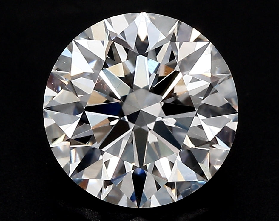 2.31 Carat Round Lab Diamond with  Cut Diamond in 14KT  view 1
