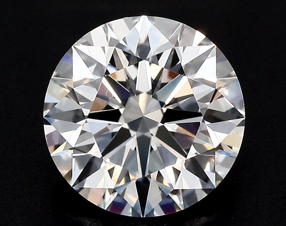 1.25 Carat Round Lab Diamond with  Cut Diamond in 14KT  view 1
