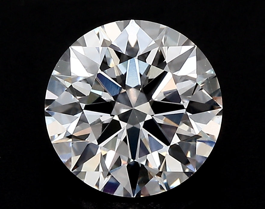 2.71 Carat Round Lab Diamond with  Cut Diamond in 14KT  view 1
