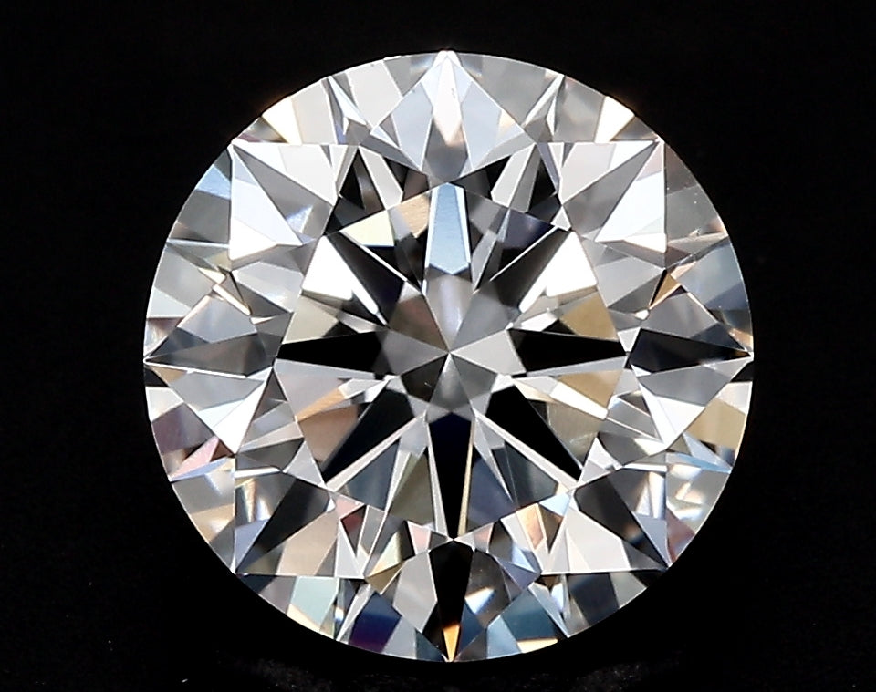 2.51 Carat Round Lab Diamond with  Cut Diamond in 14KT  view 1
