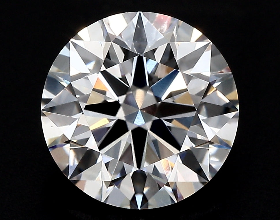 8.57 Carat Round Lab Diamond with  Cut Diamond in 14KT  view 1
