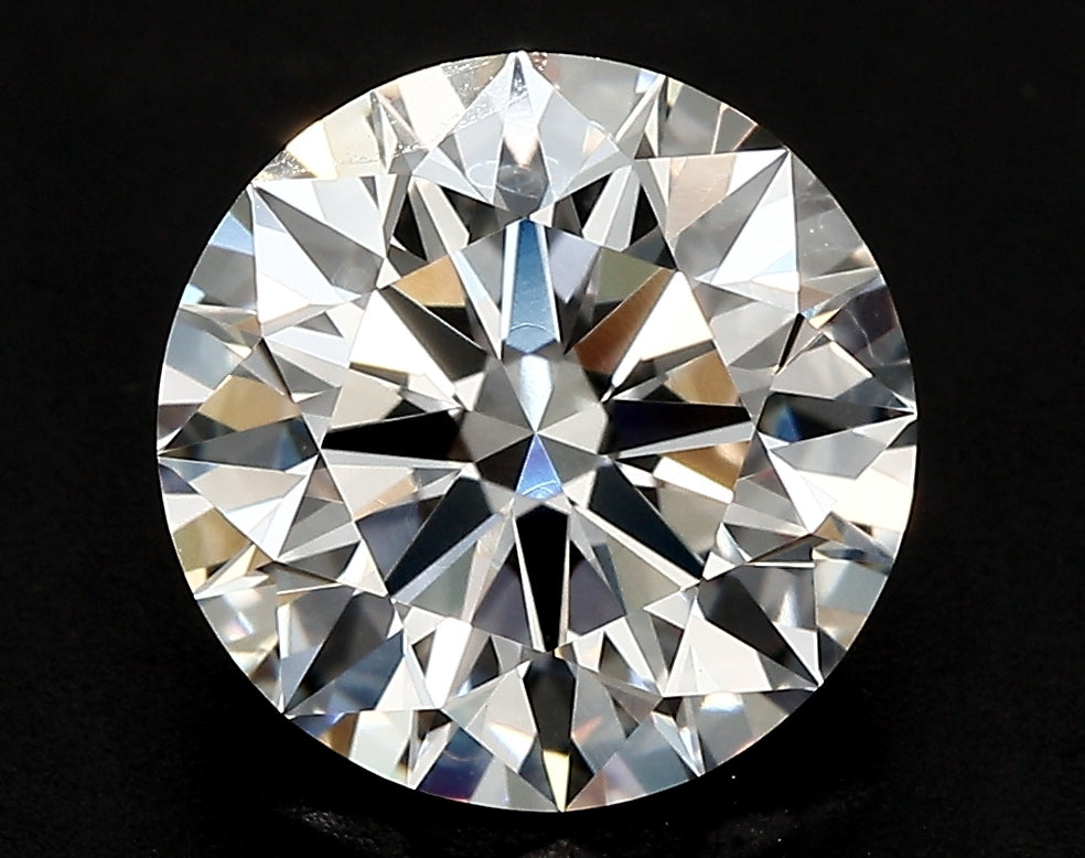 2.05 Carat Round Lab Diamond with  Cut Diamond in 14KT  view 1
