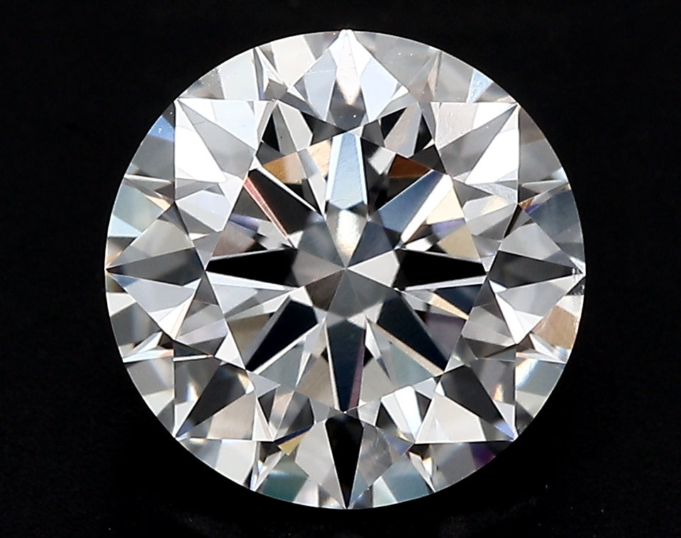 1.51 Carat Round Lab Diamond with  Cut Diamond in 14KT  view 1
