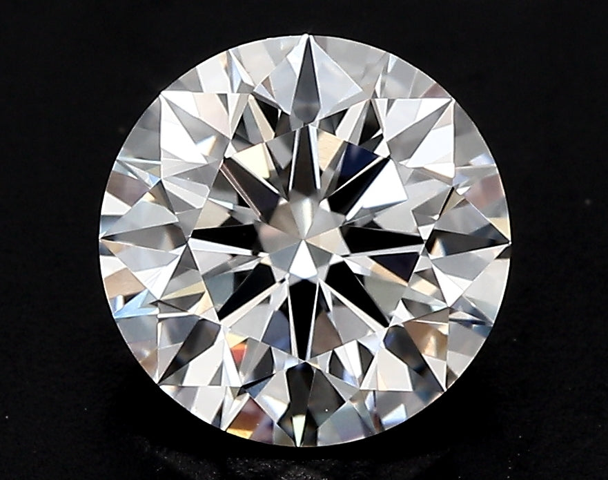4.31 Carat Round Lab Diamond with  Cut Diamond in 14KT  view 1
