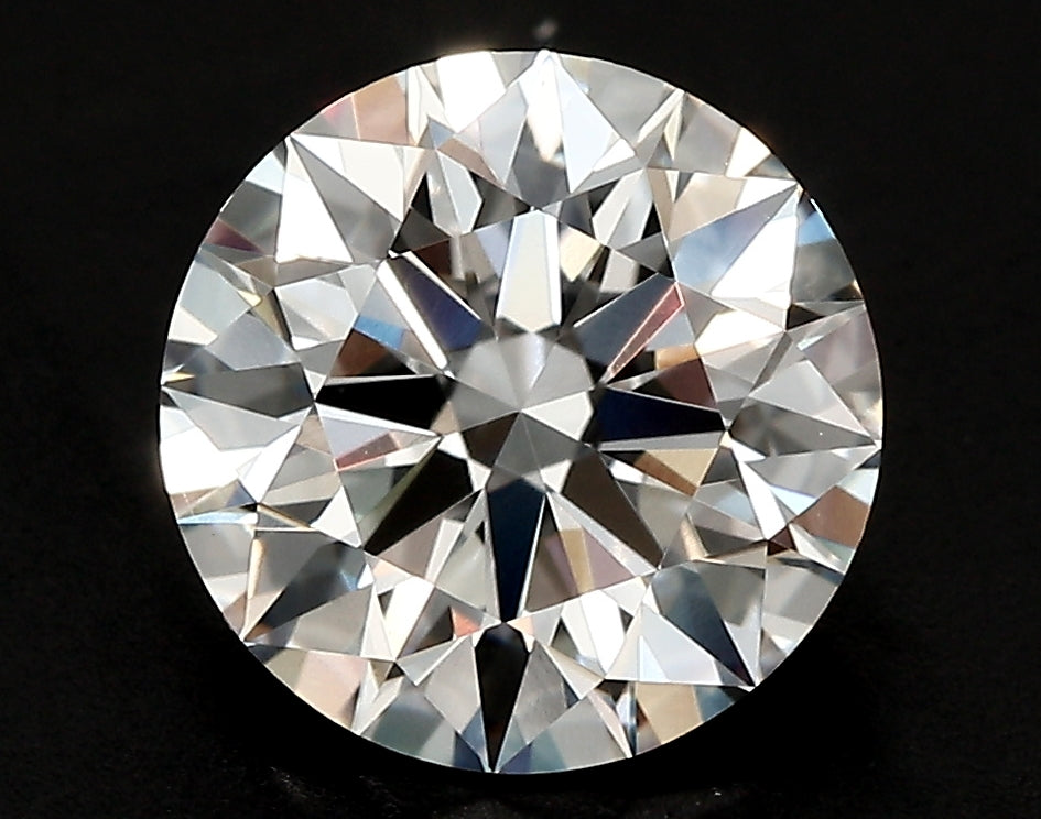 2.91 Carat Round Lab Diamond with  Cut Diamond in 14KT  view 1
