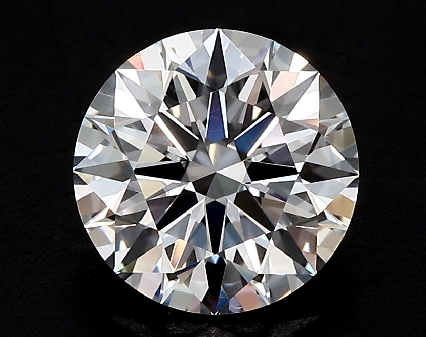 1.55 Carat Round Lab Diamond with  Cut Diamond in 14KT  view 1
