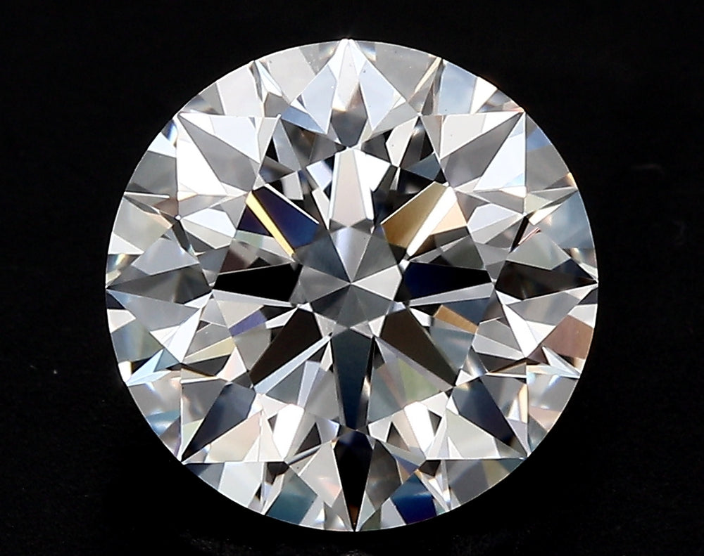 2.53 Carat Round Lab Diamond with  Cut Diamond in 14KT  view 1
