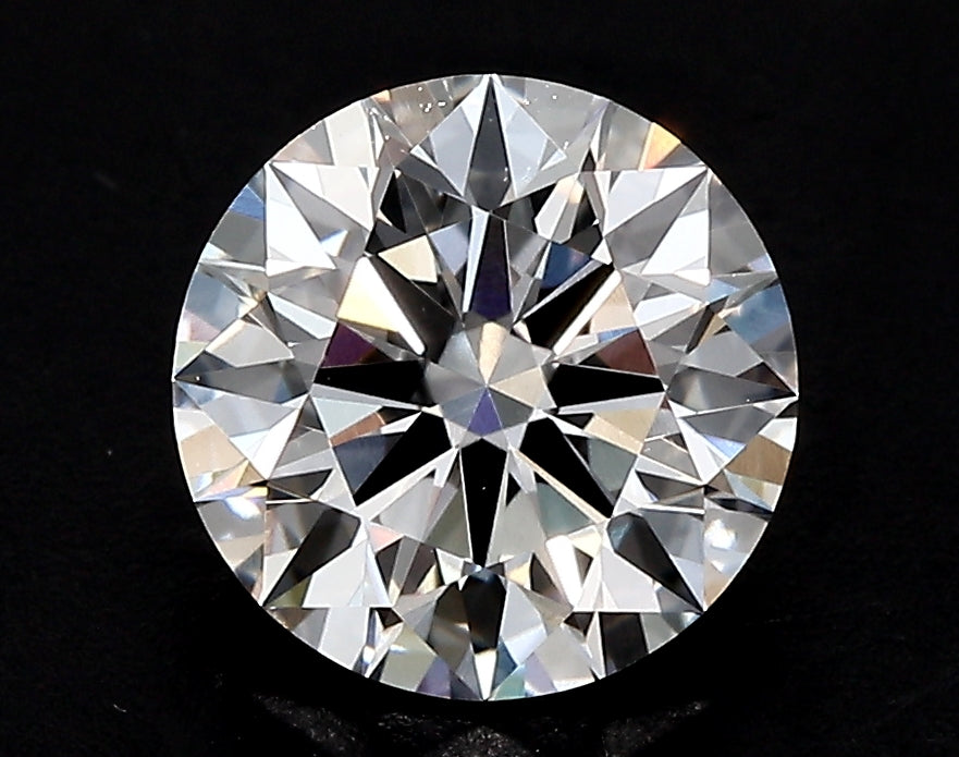 6.08 Carat Round Lab Diamond with  Cut Diamond in 14KT  view 1
