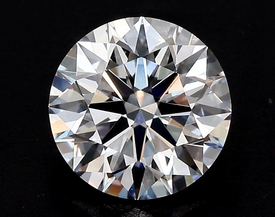 1.51 Carat Round Lab Diamond with  Cut Diamond in 14KT  view 1
