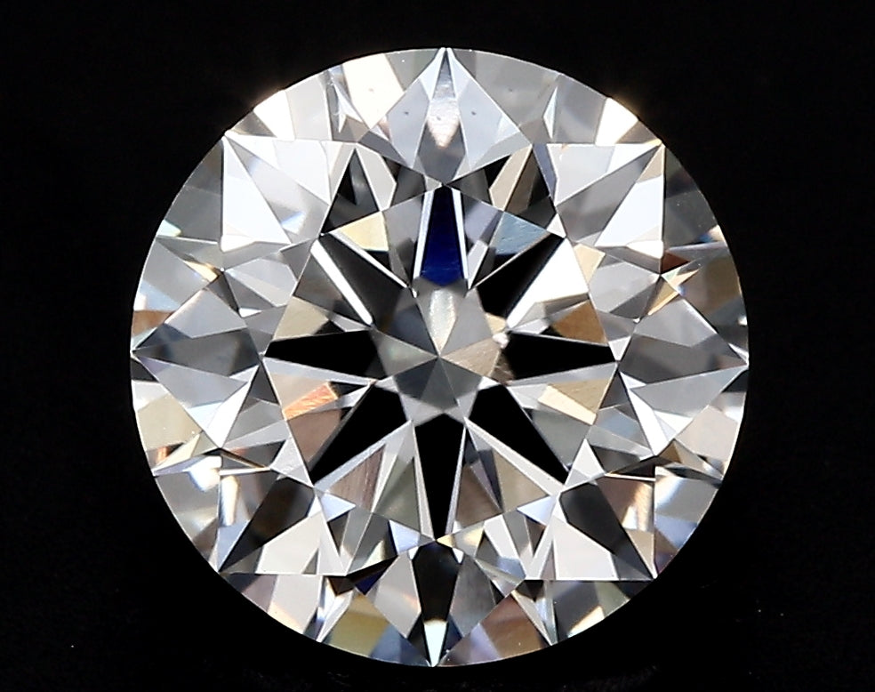 2.51 Carat Round Lab Diamond with  Cut Diamond in 14KT  view 1
