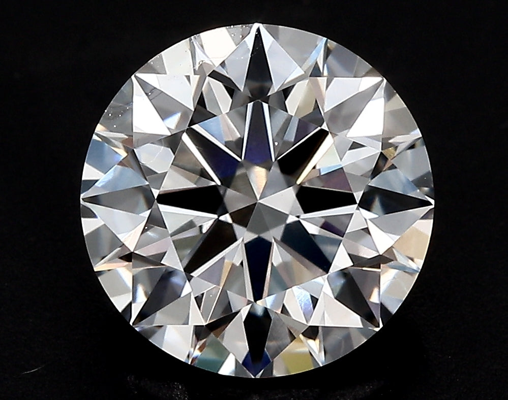 3.01 Carat Round Lab Diamond with  Cut Diamond in 14KT  view 1
