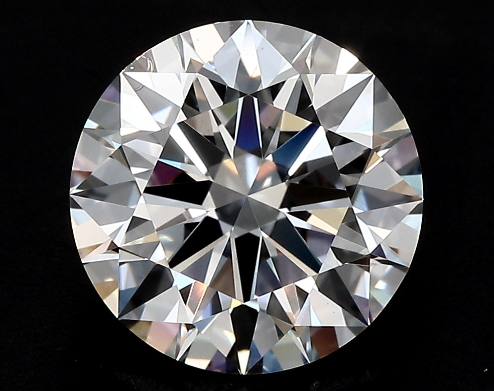 1.79 Carat Round Lab Diamond with  Cut Diamond in 14KT  view 1
