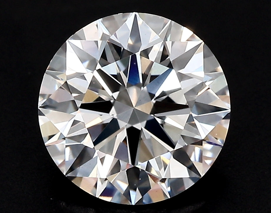 1.51 Carat Round Lab Diamond with  Cut Diamond in 14KT  view 1
