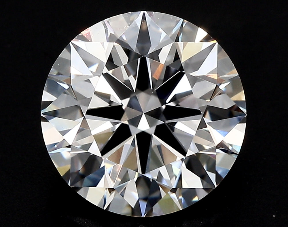 1.5 Carat Round Lab Diamond with  Cut Diamond in 14KT  view 1
